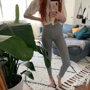 H&M pattern high waisted pants